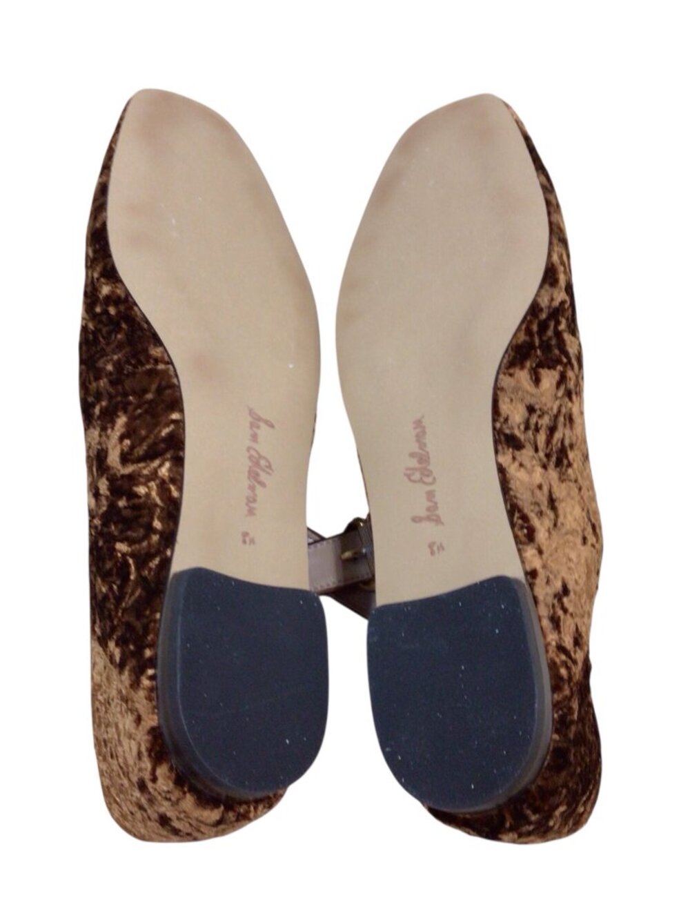 Sam Edelman "Michaela" Bronze Velvet Flats Size 8.5 - Picture 4 of 4